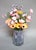 2010s Laura Ashley Permanent Botanical Arrangement in Lavender Glass Vase For Sale - Image 5 of 8