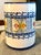 Vintage Hand Painted Rustic Glazed Ceramic Utensil Canister Vessel or Wine Bottle Holder, Puente Del Arzobispo, Toledo Spain For Sale - Image 4 of 11