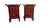 Pair of Asian-Inspired Apothecary Cabinets With Brass Hardware An exceptional pair of Asian-inspired apothecary cabinets...