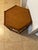 Vintage Asian Chinoiserie Hexagon Faux Bamboo and Rattan Side Table For Sale In Phoenix - Image 6 of 12