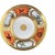 An unusual French Old Paris porcelain coffee cup and saucer, made circa 1820. The gently tapered cup has a gilt interior...