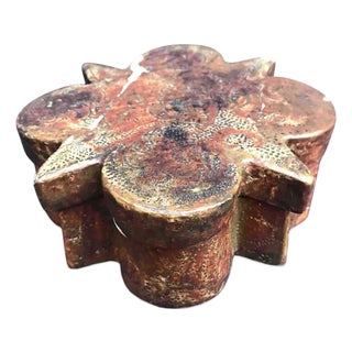 Late 18th Century Silver-Plated and Engraved Multi-Lobed Box For Sale