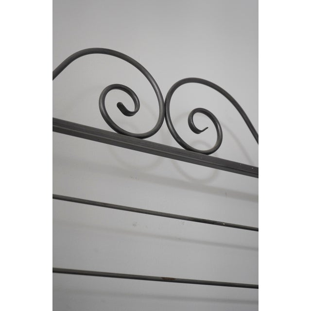 Charleston Forge Iron & Brass Large Bakers Rack For Sale - Image 13 of 16