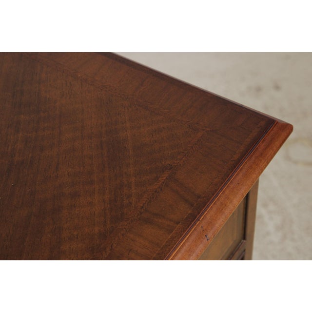 Baker Stately Homes George III Walnut Chest For Sale - Image 11 of 16