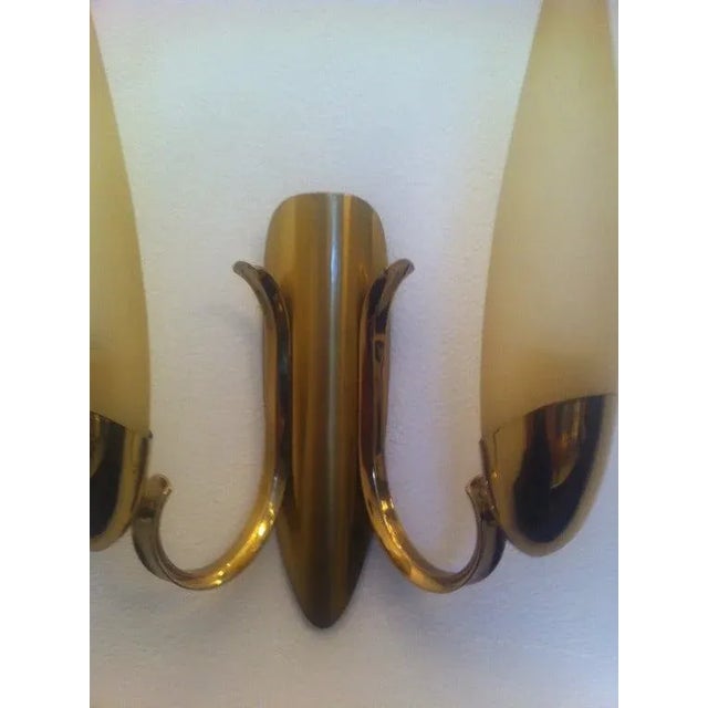 1970s Pair of "High Style" Austrian, 1970s Sconces For Sale - Image 5 of 11