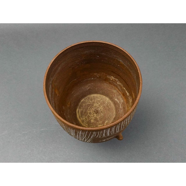 Ceramic Mid 20th Century Face Studio Art Pottery Sculptural Planter, Signed Rosemary Taylor For Sale - Image 7 of 8