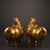 Pair of Vintage Bronze "Money Horse" Sculptures With Coin Accents For Sale - Image 4 of 8