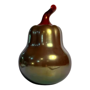1983 Eva Zeisel Gourd Shaped Eosin Glazed Porcelain Lidded Vessel