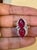 7 Ct Finest Rubelite Cabochon 1 Ct Diamond 18 Kt White Gold Cocktail Ring Size 6 For Sale - Image 12 of 18