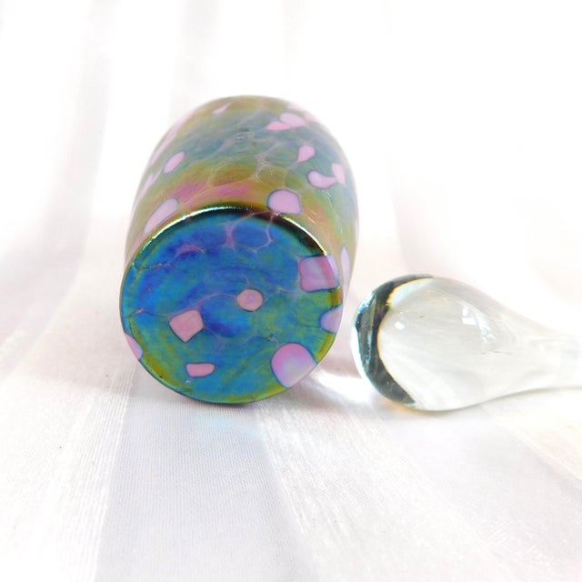 1970s Rainbow Iridescent Perfume Bottle For Sale In San Francisco - Image 6 of 6