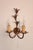 Italian Floral Hand-Forged Gilded Florentine Wall Lamp, 1950s For Sale - Image 13 of 18