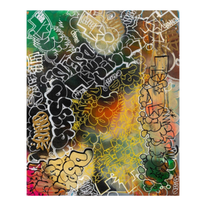 Dsense "Dsense" Street Art Mixed Media
