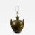 Monumental Italian Chartreuse Volcanic Glaze Double Handled Pottery Lamp For Sale - Image 9 of 9