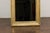 Gold 19th Century French Painted Wood Rectangular Mirror with Rustic Character For Sale - Image 8 of 12