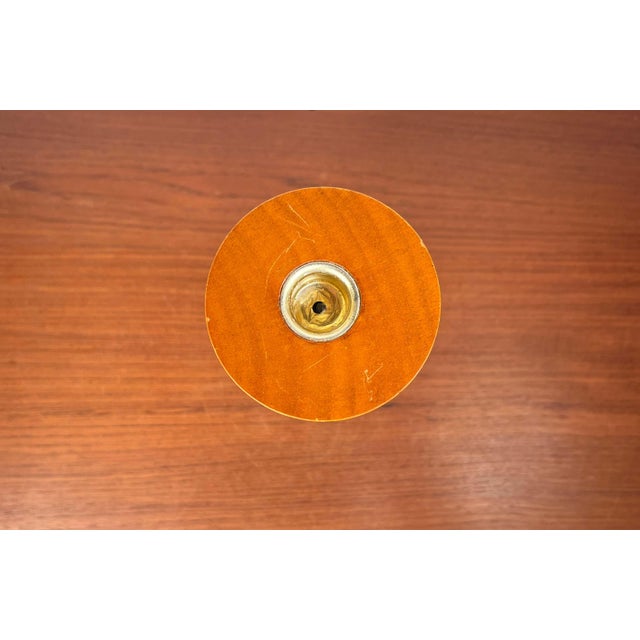 Ikea Postmodern Wood Yellow Green Red Model Monokel Candleholder from Ikea, 1980s For Sale - Image 4 of 14