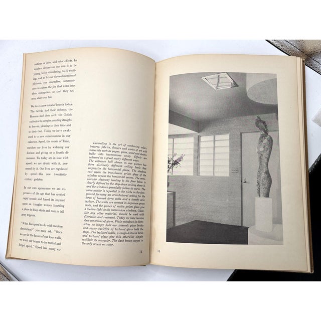 1938 First Edition "Space for Living" Design Book by Paul T. Frankl For Sale - Image 9 of 11