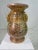 Japanese Vintage Chinoiserie Japanese Satsuma Ceramic Hand Painted Vase For Sale - Image 3 of 13