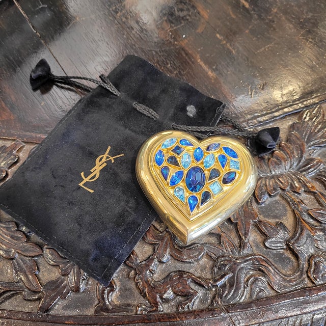 Gold Vanity Case by Goossens for Yves Saint Laurent, 1970 For Sale - Image 8 of 18