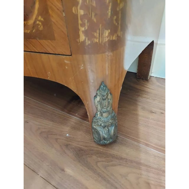 French French-Style Marble-Top Commode For Sale - Image 3 of 8