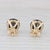 New 3.70ctw Black Diamond Stud Earrings 14k Yellow Gold Round Solitaires - 2 Pieces For Sale - Image 4 of 6