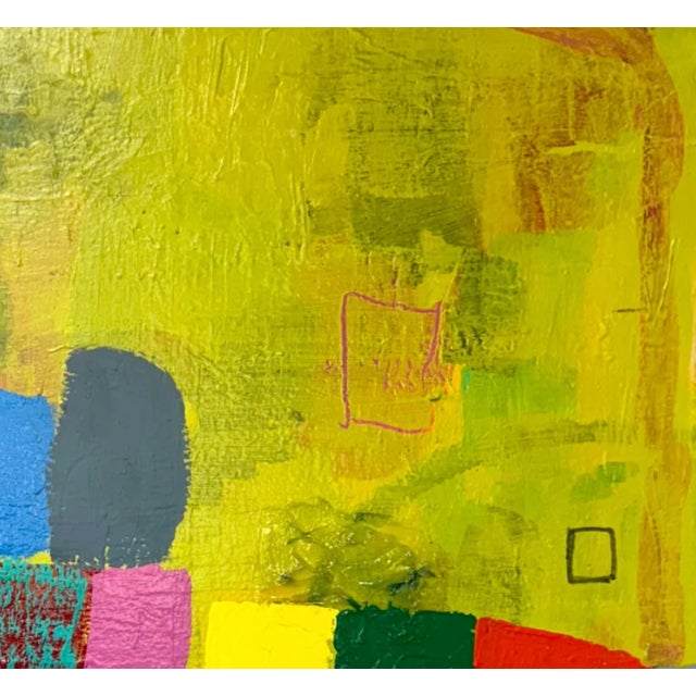 Mid-Century Modern Contemporary Mountain of Evidence by Patricia Zinsmeister Parker Painting For Sale - Image 3 of 3