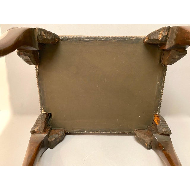 English 18th Century Vintage George III Stool For Sale In Los Angeles - Image 6 of 10