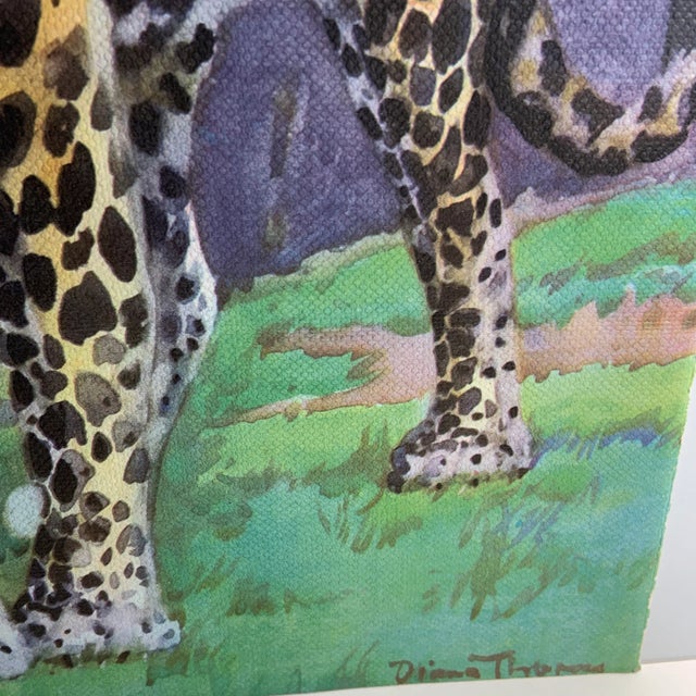 Shabby Chic 1937 Leopard Book Illustration by Diana Thorne For Sale - Image 3 of 5