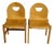 Light Beech Dining Chairs, Set of 2 For Sale