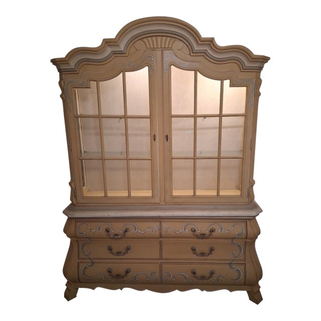 Drexel Vintage China Cabinet For Sale